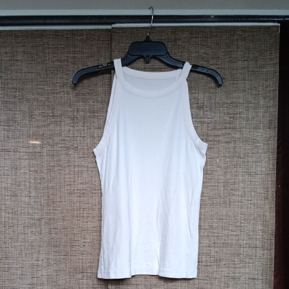 Natural White Sleeveless Women's Tank Top